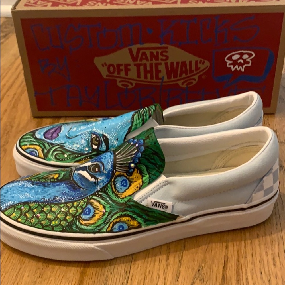 Custom Taylor Reeve Hand Painted Vans - Picture 2 of 3